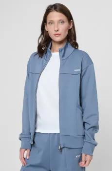 Женская синяя спортивная кофта Синий L BOSS 50544177;475