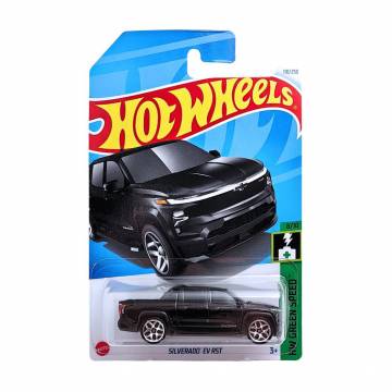 Базовый автомобиль Hot Wheels Silverado Ev Rst, черный, от 3 лет, 11*3.5*11 см (5785) Базовый автомобиль Hot Wheels Silverado Ev Rst, черный, от 3 лет, 11*3.5*11 см (5785)