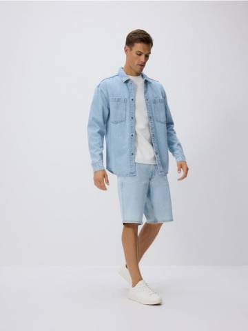 Reserved - Джинсові шорти regular - синій - 6115L-05J