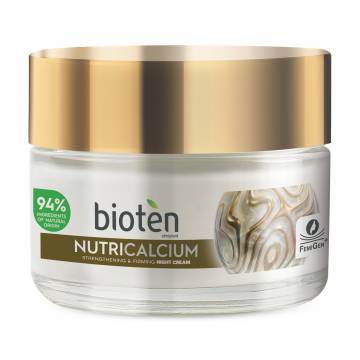 Укрепляющий ночной крем для лица Bioten Nutri Calcium Strengthening & Firming Night Cream, 50 мл Укрепляющий ночной крем для лица Bioten Nutri Calcium Strengthening & Firming Night Cream, 50 мл