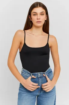 Женский черный топ Черный L Tally Weijl SSLPALYDIA