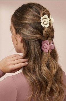 Шпильки для волосся, 2 шт. - різнобарвний