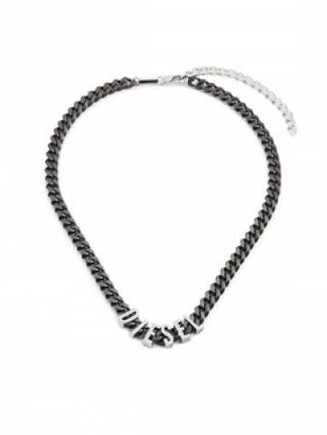 Diesel Намисто Font Chain DX1487060 Чорний Diesel Намисто Font Chain DX1487060 Чорний