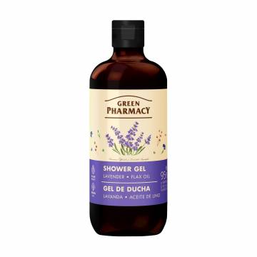 Гель для душа Green Pharmacy Shower Gel Лаванда и масло льна, 500 мл Гель для душа Green Pharmacy Shower Gel Лаванда и масло льна, 500 мл
