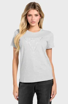Женская серая футболка Серый S Guess W5BI18.I3Z14;LMGY