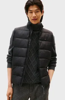 Мужской черный жилет MID WEIGHT Черный L Tommy Hilfiger MW0MW41981