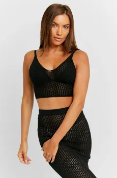 Женский черный топ Черный S Tally Weijl SPUACSOFINA