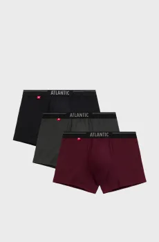 Мужские боксеры (3 шт) Разноцветный S Atlantic 3MH-011