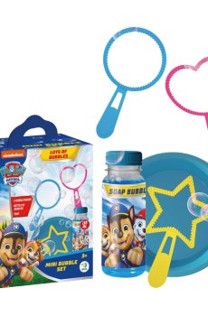 Мини набор мыльных пузырей DoDo Щенячий патруль, от 3 лет (миска, 1 шт + рамки, 3 шт + мыльные пузыри, 150 мл) (200605)