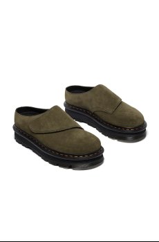 Замшевые шлепанцы Dr. Martens ZebZag AnyWair Mule