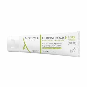 Восстанавливающий крем для раздраженной кожи A-Derma Dermalibour + Repairing CICA-Cream, 50 мл Восстанавливающий крем для раздраженной кожи A-Derma Dermalibour + Repairing CICA-Cream, 50 мл