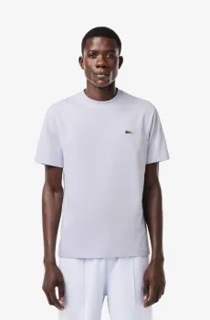 Мужская голубая футболка Голубой M-L Lacoste TH7318J2G