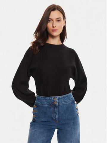 Silvian Heach Светр Probis GPA24276MA Чорний Regular Fit Silvian Heach Светр Probis GPA24276MA Чорний Regular Fit