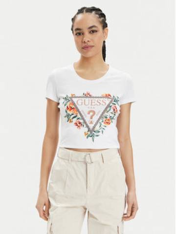 Guess Футболка W4GI24 J1314 Білий Slim Fit Guess Футболка W4GI24 J1314 Білий Slim Fit