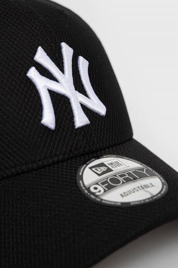 Кепка New Era цвет чёрный с аппликацией 12523907-BLACK Кепка New Era цвет чёрный с аппликацией 12523907-BLACK