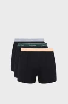 Мужские черные трусы (3 шт) BOXER SLIM Черный L Calvin Klein LV00NB4267
