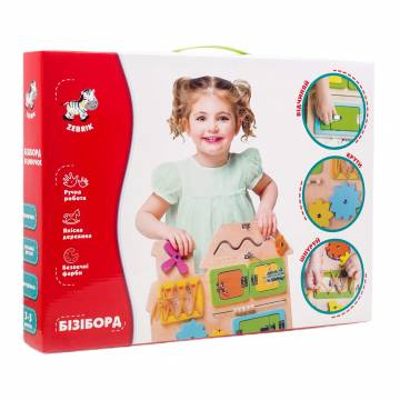 Розвивальна іграшка Vladi Toys Бізіборд (ZB3001-02) Розвивальна іграшка Vladi Toys Бізіборд (ZB3001-02)