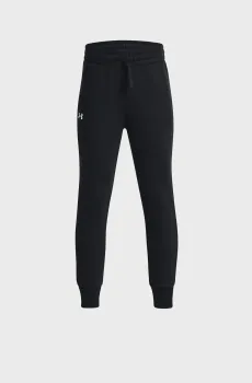 Детские черные спортивные брюки UA Rival Fleece Joggers Черный 14 Under Armour 1379525-001