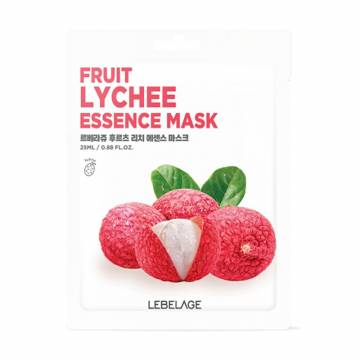 Тканевая маска для лица Lebelage Fruit Lychee Essence Mask с экстрактом личи, 25 мл Тканевая маска для лица Lebelage Fruit Lychee Essence Mask с экстрактом личи, 25 мл