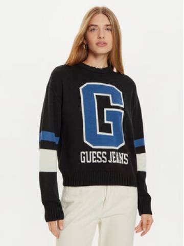 Guess Jeans Светр W4BR11 Z3HN2 Чорний Regular Fit Guess Jeans Светр W4BR11 Z3HN2 Чорний Regular Fit