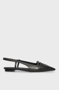 Женские черные кожаные слингбэки MIKADO Черный 38 DKNY K1524221
