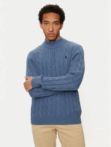 U.S. Polo Assn. Светр MUP3697 Голубий Regular Fit U.S. Polo Assn. Светр MUP3697 Голубий Regular Fit