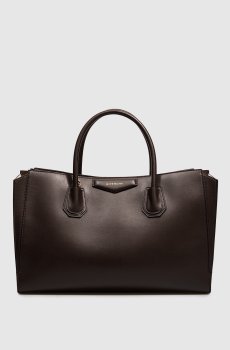 Коричневая кожаная сумка Antigona Catchall