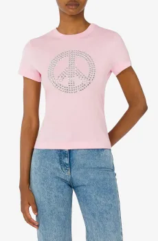 Женская розовая футболка Розовый XS Moschino A0711.3262;0222