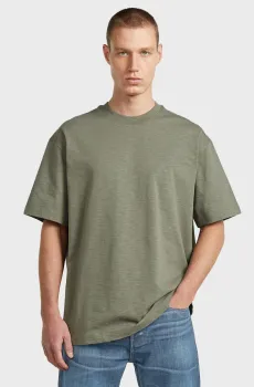 Мужская зеленая футболка Slub relaxed Зеленый L G-Star RAW D28889,E512