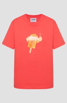 Женская красная футболка Красный XS Moschino A0715.3732;1129