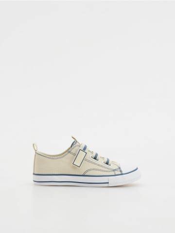 Reserved - Кеди на липучці - бежевий - 035EF-08X