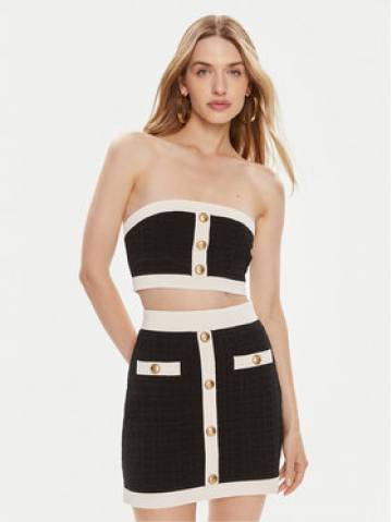 Elisabetta Franchi Блузка TK-15B-42E2-004477 Чорний Slim Fit Elisabetta Franchi Блузка TK-15B-42E2-004477 Чорний Slim Fit