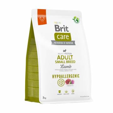 Сухой корм для собак малых пород Brit Care Adult Small Breed Hypoallergenic с ягненком, 3 кг Сухой корм для собак малых пород Brit Care Adult Small Breed Hypoallergenic с ягненком, 3 кг