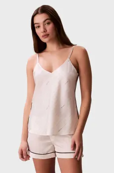 Женский белый топ CAMI Белый L Calvin Klein LV00QS7658