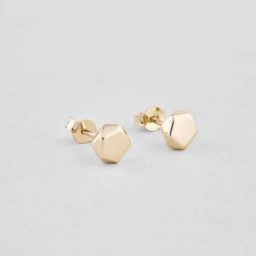 Серебряные серьги с позолотой Minimal ВС-120з Серебряные серьги с позолотой Minimal ВС-120з