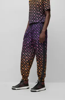 Мужские спортивные брюки с узором BOSS x Khaby Разноцветный S BOSS 50493298;834