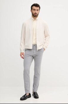 Хлопковая рубашка BOSS Orange Myjersey_M