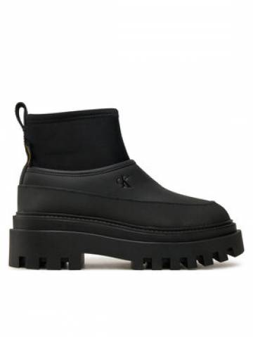 Calvin Klein Jeans Гумові чоботи Flatform Rainboot Low Mg R YW0YW01560 Чорний Calvin Klein Jeans Гумові чоботи Flatform Rainboot Low Mg R YW0YW01560 Чорний