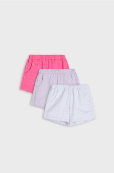 Бавовняні шорти 3 pack - різнобарвний