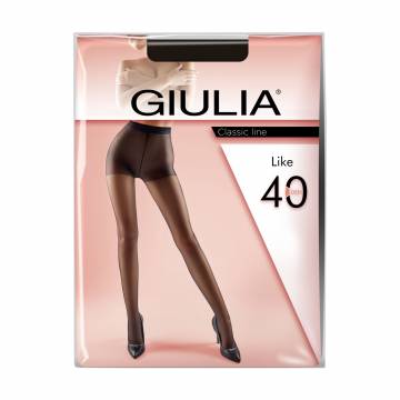 Колготки женские Giulia Like классические, с шортиками, 40 DEN, Nero, размер 4 Колготки женские Giulia Like классические, с шортиками, 40 DEN, Nero, размер 4
