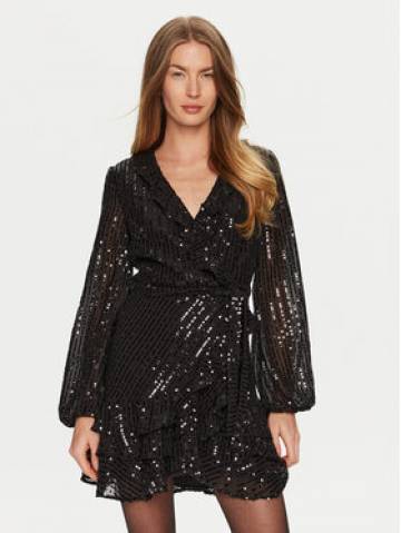 BARDOT Коктейльна сукня 59330DB4 Чорний Regular Fit BARDOT Коктейльна сукня 59330DB4 Чорний Regular Fit