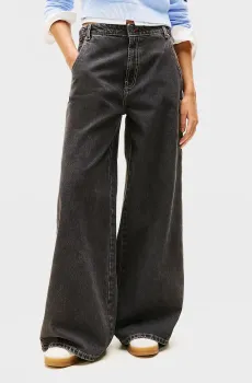 Женские черные джинсы WIDE LEG CARPENTER WASHED BLACK Черный 29-32 Tommy Jeans DW0DW20530