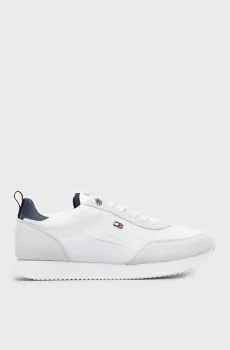 Женские белые кроссовки FLAG KNIT RUNNER Белый 37 Tommy Hilfiger FW0FW07916