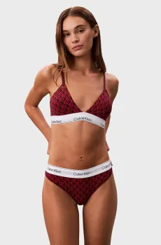 Женские трусики с узором THONG Разноцветный S Calvin Klein LV00QF8518