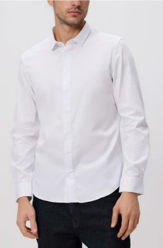 Reserved - Гладка сорочка super slim fit - білий - 541HT-00X