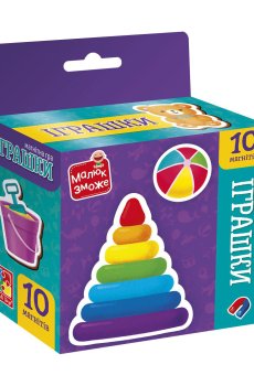 Магнитная игра Vladi Toys Іграшки, 10 магнитов, от 3 лет (VT3106-33)