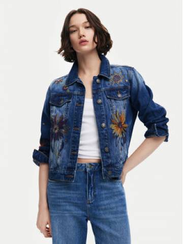 Desigual Джинсова куртка Atenas 24WWED18 Голубий Regular Fit Desigual Джинсова куртка Atenas 24WWED18 Голубий Regular Fit