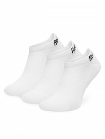 Reebok Набір 3 пар низьких шкарпеток unisex R0356P-SS24 (3-pack) Білий Reebok Набір 3 пар низьких шкарпеток unisex R0356P-SS24 (3-pack) Білий