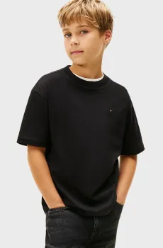 Детская черная футболка ESSENTIAL ARCHIVE FIT TEE SS Черный 14 Tommy Hilfiger KB0KB09646
