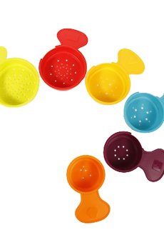 Развивающая игрушка Lindo Пасочки, с 6 месяцев, 6 шт (619-8)